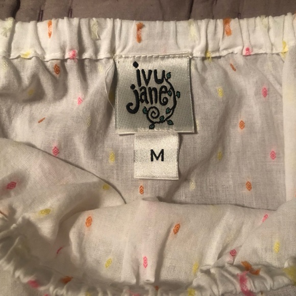 Ivy Jane Scalloped Edge Blouse Size M - Picture 3 of 7